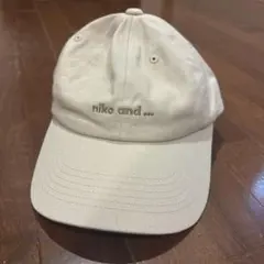niko and ... ベージュキャップ
