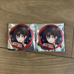 AMPTAK×COLORS あっとくん 缶バッジ CD特典