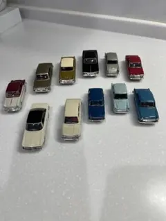 日本製 FINE MODEL 旧車ミニカー3台　グロリア デボネア ベレット 日本製 FINE MODEL 旧車ミニカー3台 グロリア デボネア ベレット