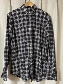 Ralph Lauren ブラックチェック柄 ボタンダウン　長袖シャツ