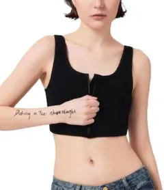 CtriLady] ナベシャツ 胸潰し スポーツブラ 揺れない 胸を小さく見せる