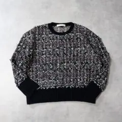 ESTNATION × YONETOMI / プルオーバー ニット セーター Mのサムネイル