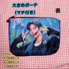 【再販ラスト1点】大きめポーチ　1点