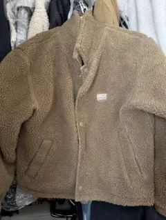 DISCUS ATHLETIC ブラウンフリースジャケット