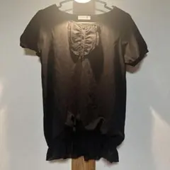 OFUON ブラック 半袖 トップス サイズ40