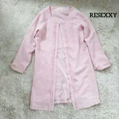 RESEXXY リゼクシー カラーツイードスプリングジャケット ピンク