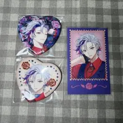 にじさんじ Rose Valentine ハート型缶バッジ 不破湊