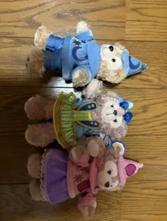 ダッフィー ぬいぐるみバッジ セット
