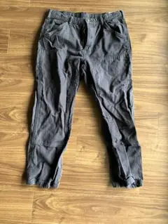 UNIQLO メンズ ストレートデニム Lサイズ 黒 100%綿