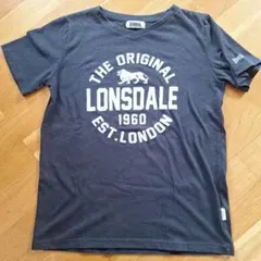 LONSDALE 半袖 Tシャツ ネイビー ロゴプリントのサムネイル