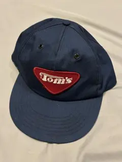 70s vintage cap 企業キャップ USA製 tom's snacks