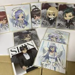 エイティシックス × キャラ福くじONLINE 天使と悪魔　ミニ色紙　全種セット