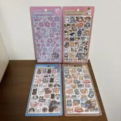 ボンボンドロップシール 和柄 日本犬 柴犬 和猫 桜