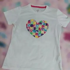 Paradiso 半袖Tシャツ ホワイト ハート柄 Lサイズのサムネイル