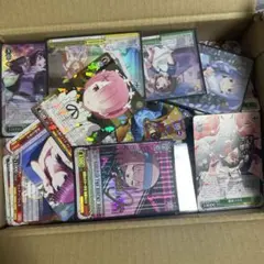 ヴァイスシュヴァルツ まとめ売り 約4.7kg(箱込み) ヴァイスシュバルツ 14kgまとめ売り 段ボール カード トレカ 処分