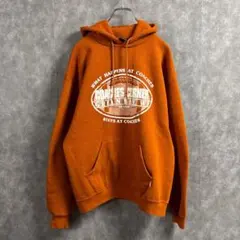 ラッセル コーチズコーナー パーカー Lサイズ 茶色　ゆるダボビッグシルエット