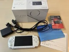 SONYPSP-3000パールホワイト動作確認済み バッテリーなし ジャンク扱い