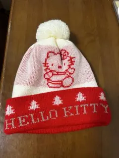 Hello Kitty ニット帽 ポンポン付きのサムネイル