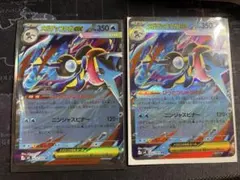 メガゲッコウガex RR 2枚セット ニンジャスピナー 汎用カード デッキ 環境