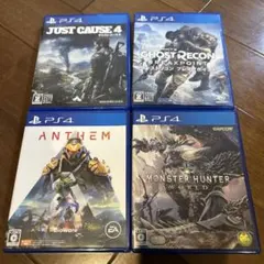 PS4 ソフト4個まとめ売り
