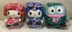 サンリオキャラクターズ チェック×チェックドールBIGタイプ2 全3種類セット