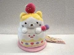 タグ付き すみっコぐらし てのりぬいぐるみ ねこきょうだい トラ ケーキ