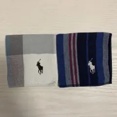 Polo Ralph Lauren ラルフローレン タオルハンカチ 2枚セット