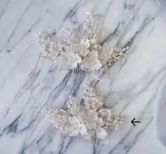 美品♡結婚式♡ヘッドドレス♡スワロフスキー