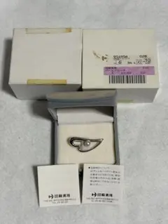 Tasaki silver アコヤ真珠　ブローチ