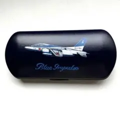 手描き　メガネケース　ブルーインパルス　航空自衛隊　トールペイント作品