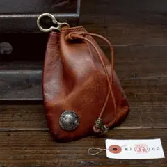 本革 牛革 小物入れ ミニポーチ 小銭入れ カード入れ 印鑑入れ 貴重品袋