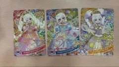 マクドナルドハッピーセット　ひみつのアイプリ　アイプリカード3種類コンプリート