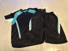 umbro サッカーウェア プロトレーニング用 黒・水色