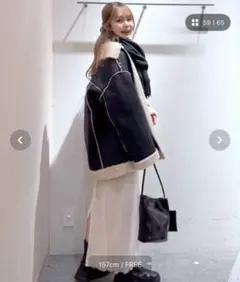 LOWRYSFARM リバーシブルボアＺＩＰブルゾン