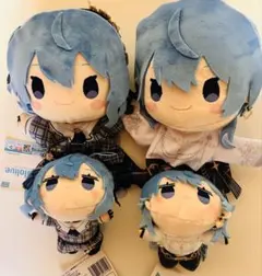 星街すいせい　パペットぬいぐるみ2種+寝そべりミニマスコット2種