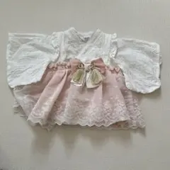 バースデイ　Cottoli　ベビー袴ロンパース　70cm