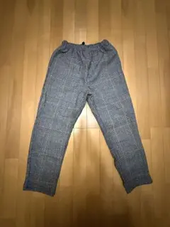 GLAZOS 150cmチェック柄 長ズボン