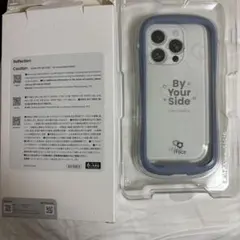 【美品】iFace iPhone16 Pro用ケース ブルー　箱付き