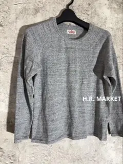 ☘️H.R. MARKET 綿混長袖カットソー クルーネック 無地 シンプル 定番のサムネイル