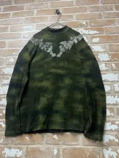 シアートップス　フェアリーグランジ　y2k グラデーション　カーキ　緑