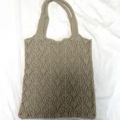 Neuna鍵あみトートニットバッグ