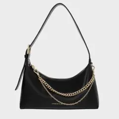 Charles & Keith ショルダーバッグ ブラック