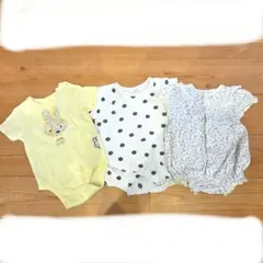 miffy ベビー服 ロンパース 3点セット夏物のサムネイル