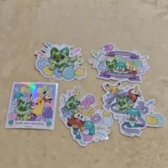 ポケモン 韓国限定 30周年記念 ステッカー ヒトカゲ フシギダネ