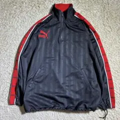 希少　90s　プーマ　PUMA トラックジャケット　ジャージ　黒赤　ヴィンテージ