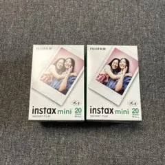 FUJIFILM instax mini フィルム 20枚入り 2パック