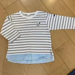 petit main スヌーピー 長袖カットソー 110