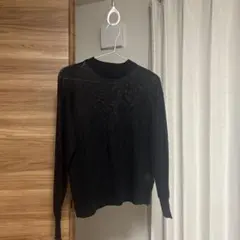 LE SOUK HOLIDAY シアーニット 長袖 ブラック M