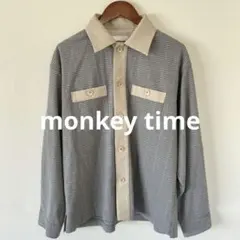 monkey time（モンキータイム）クラシックジャケット、チェックシャツ