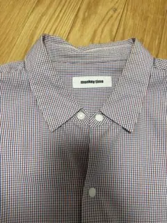 monkey time チェック柄長袖シャツ Lサイズ